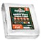 Tarpco Safety Heavy Duty Tarp, 8 ft L x 0.5 mm H x 6 ft W, 7 Mil, White, Polyethylene TS-204-6X8 - alternate 1